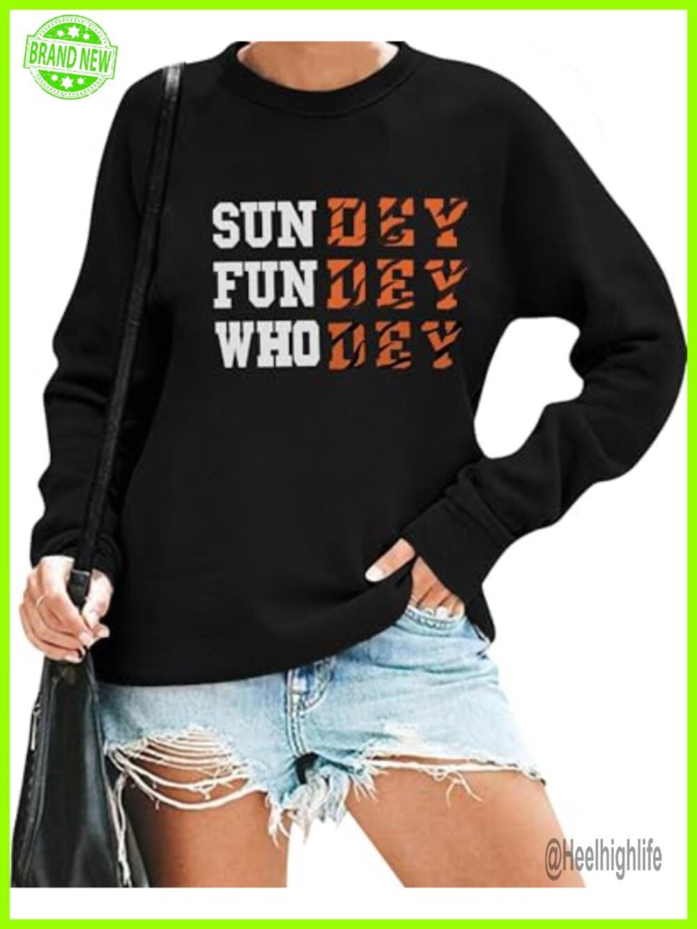 Game Day Sweatshirt Women Football Season Crewneck Pullover Long Sleeve